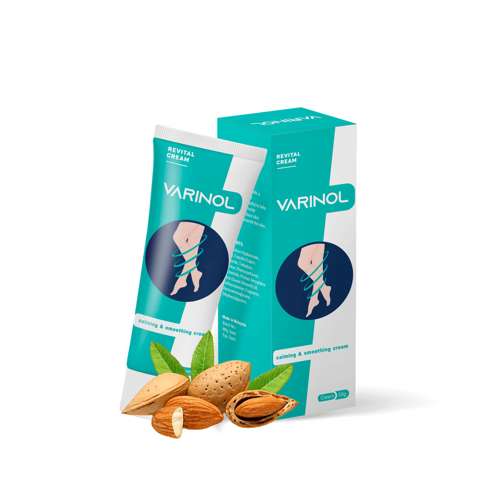 Rasai kelegaan sebenar dengan Varinol! Formula semula jadinya membantu menguatkan urat, menenangkan keradangan dan meningkatkan aliran darah. Ia bukan sahaja mengurangkan bengkak dan keletihan, tetapi juga memulihkan kecantikan dan keselesaan kaki anda. Katakan selamat tinggal kepada rasa sakit dan berat — dan nikmati langkah yang ringan setiap hari!